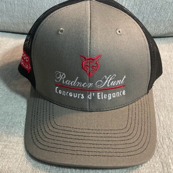 2023 Radnor Hunt PA Concours d’Elegance Rally Hat Cap Car Show Red Fox New - Picture 1 of 6